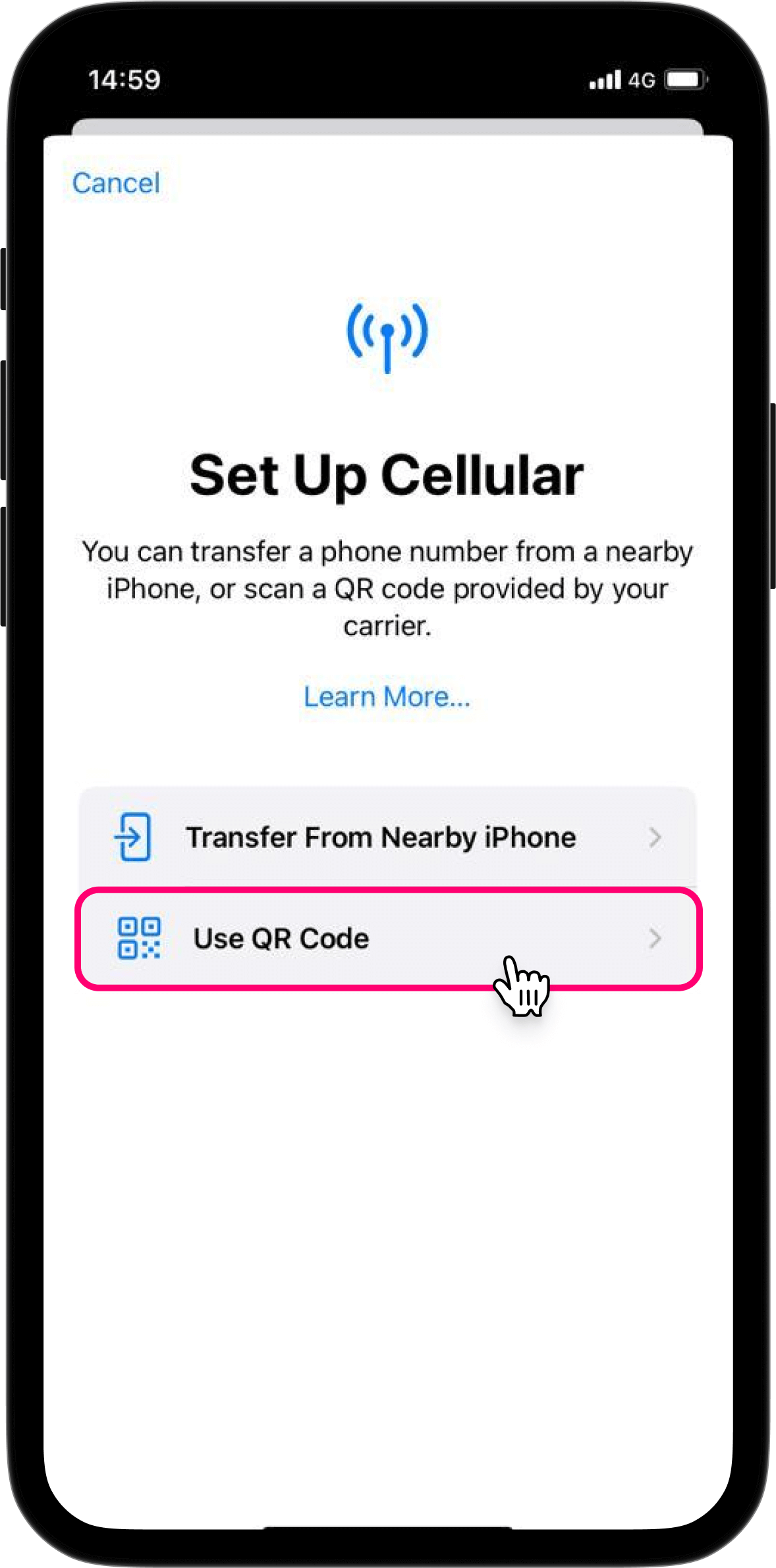 Use QR Code to Activate Your eSIM During iPhone Setup