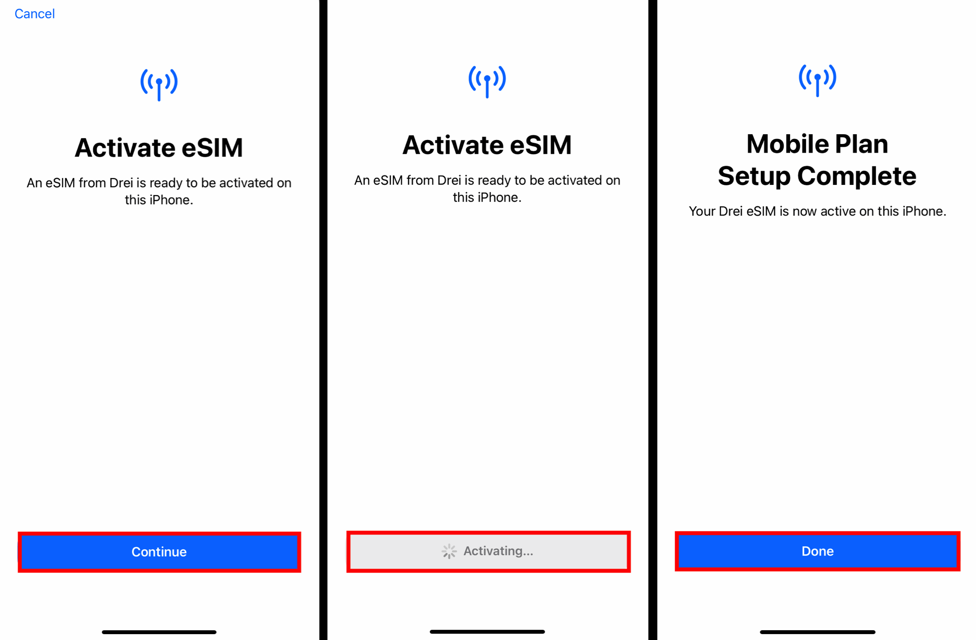 Your eSIM Is Now Active on This iPhone